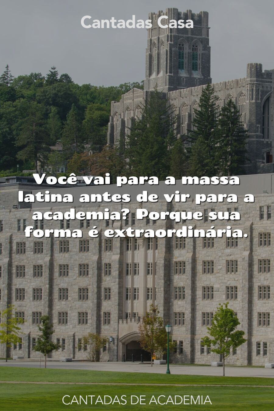 academia cantadas