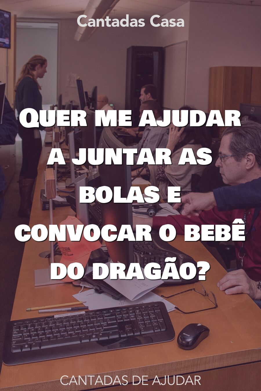 ajudar cantadas