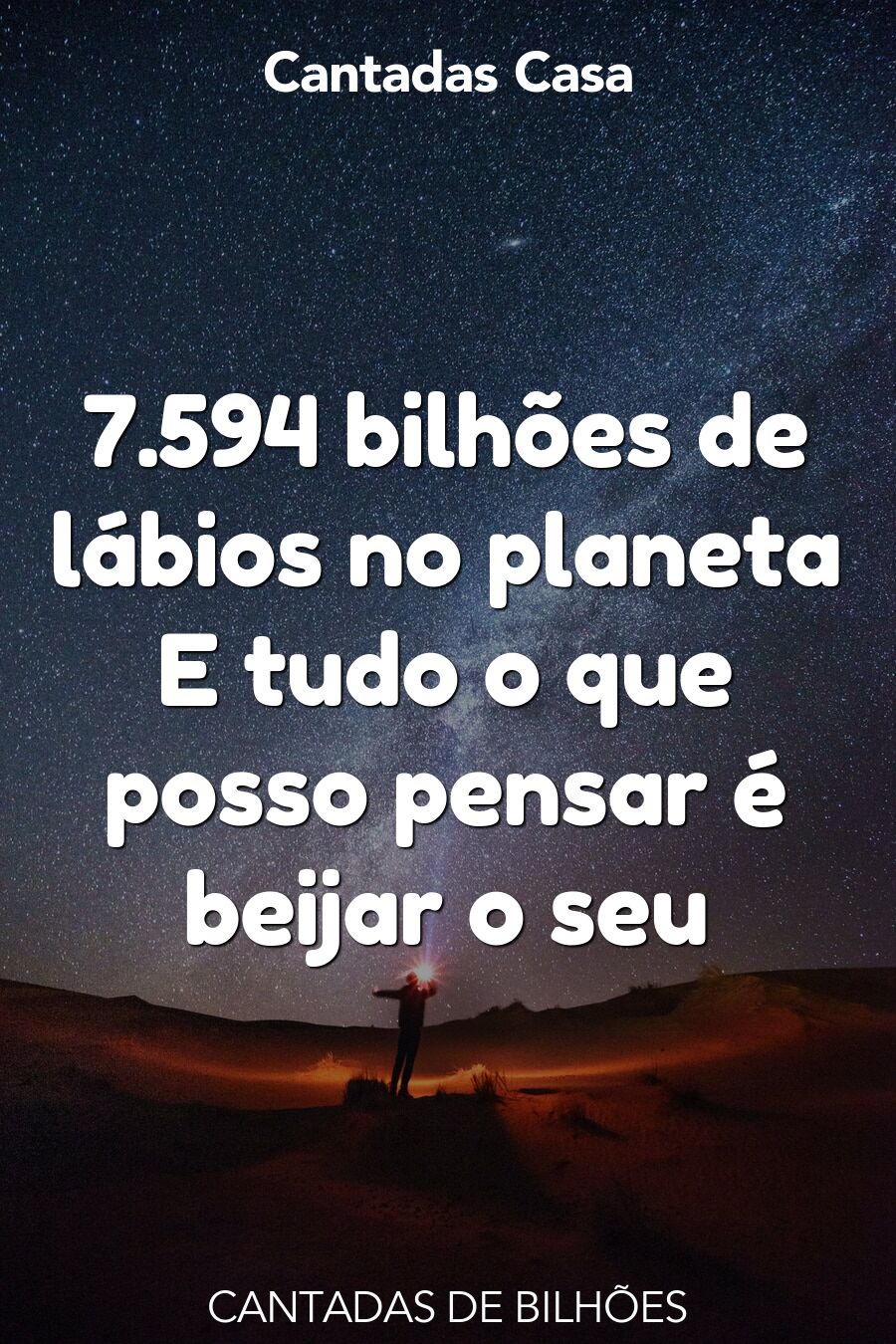 bilhões cantadas