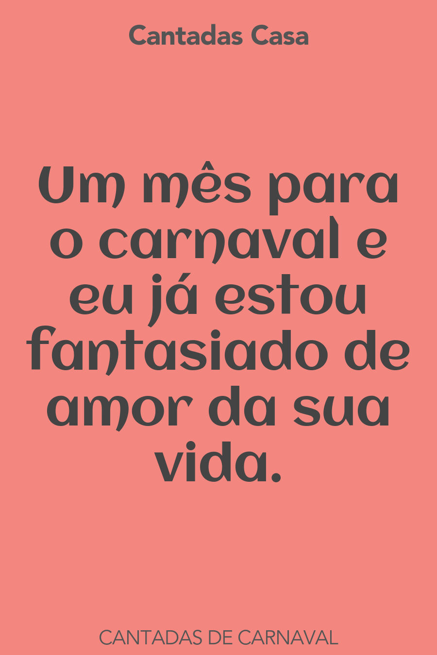 carnaval cantadas