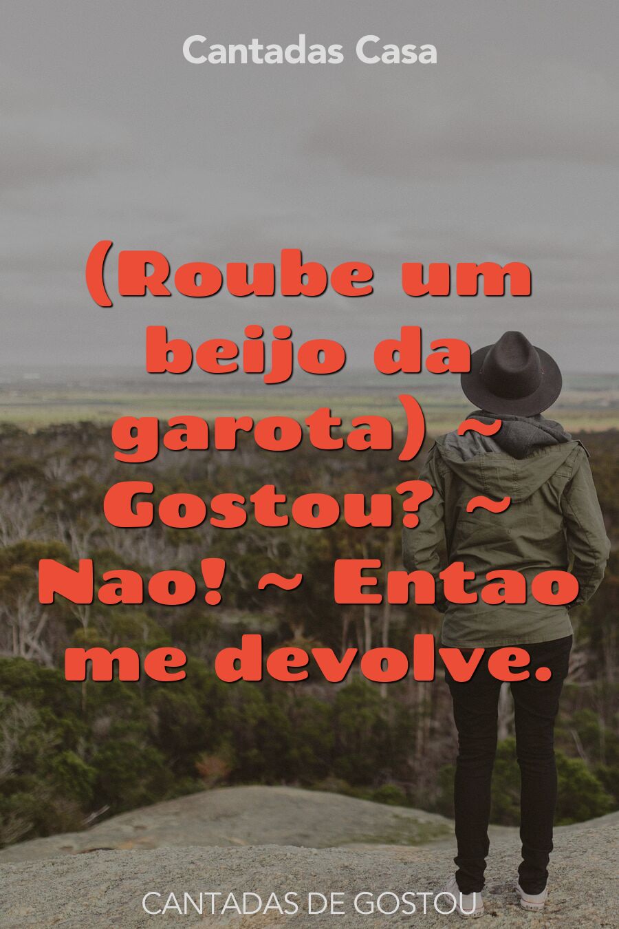 gostou cantadas