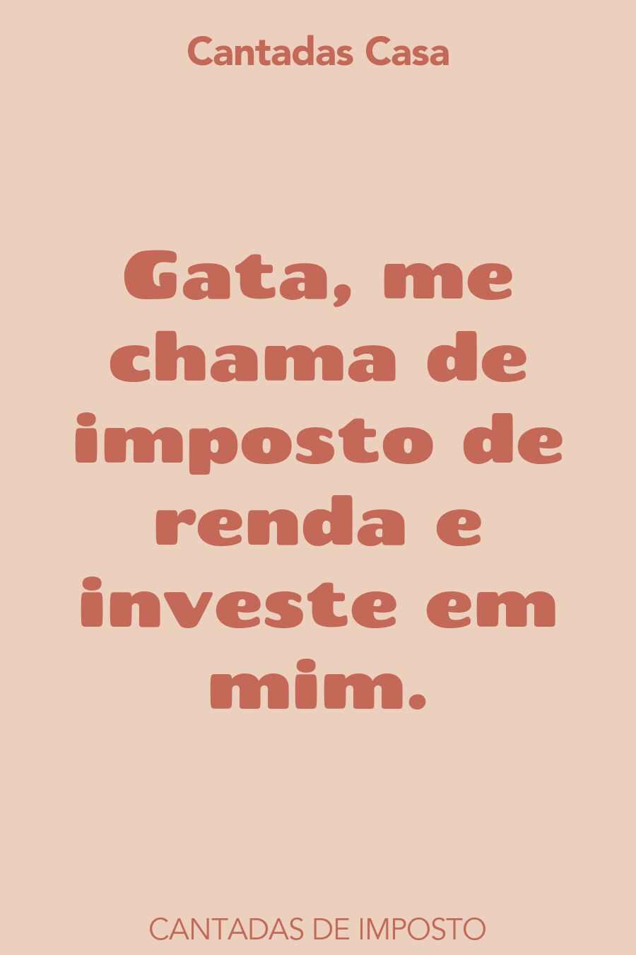 imposto cantadas