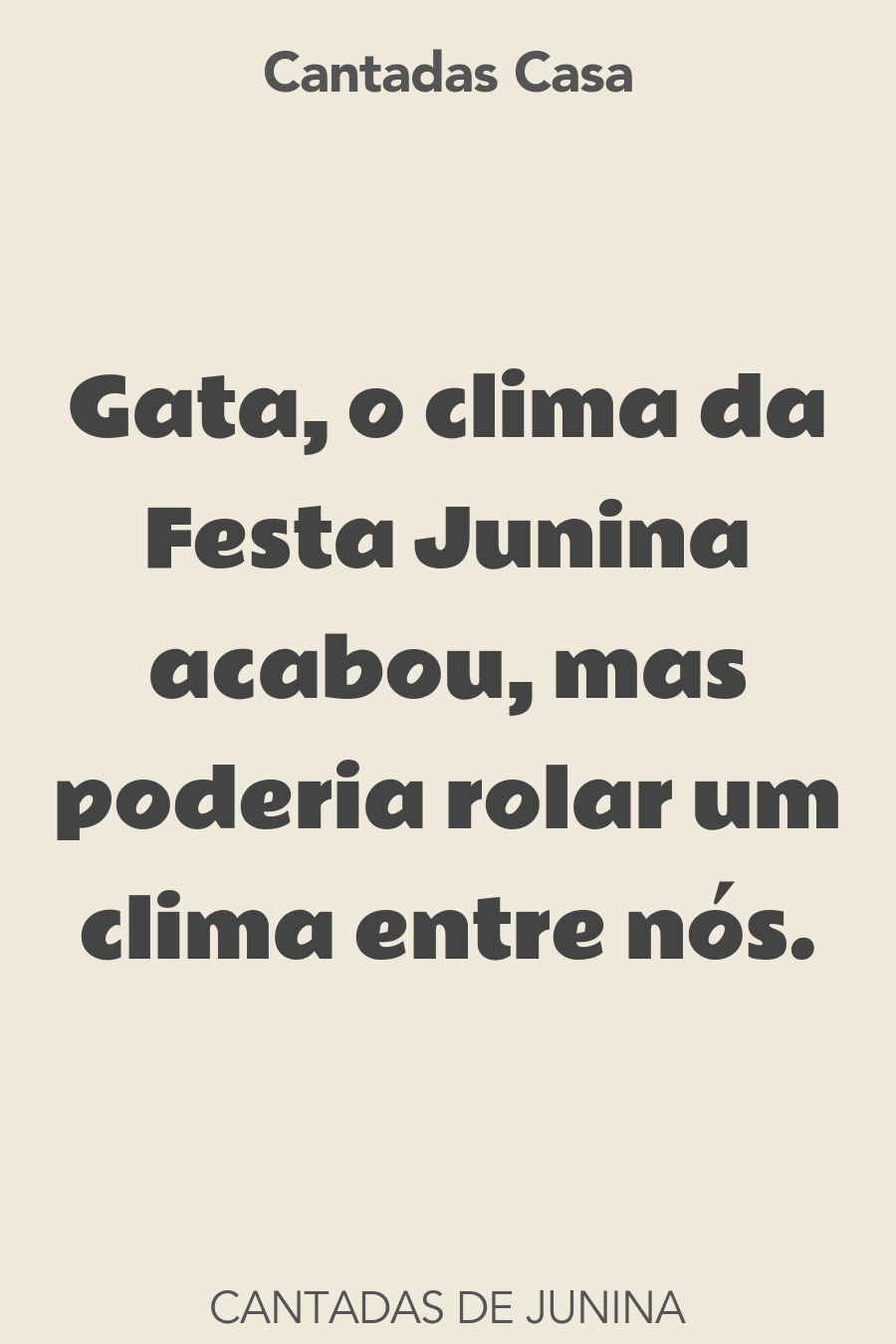 junina cantadas