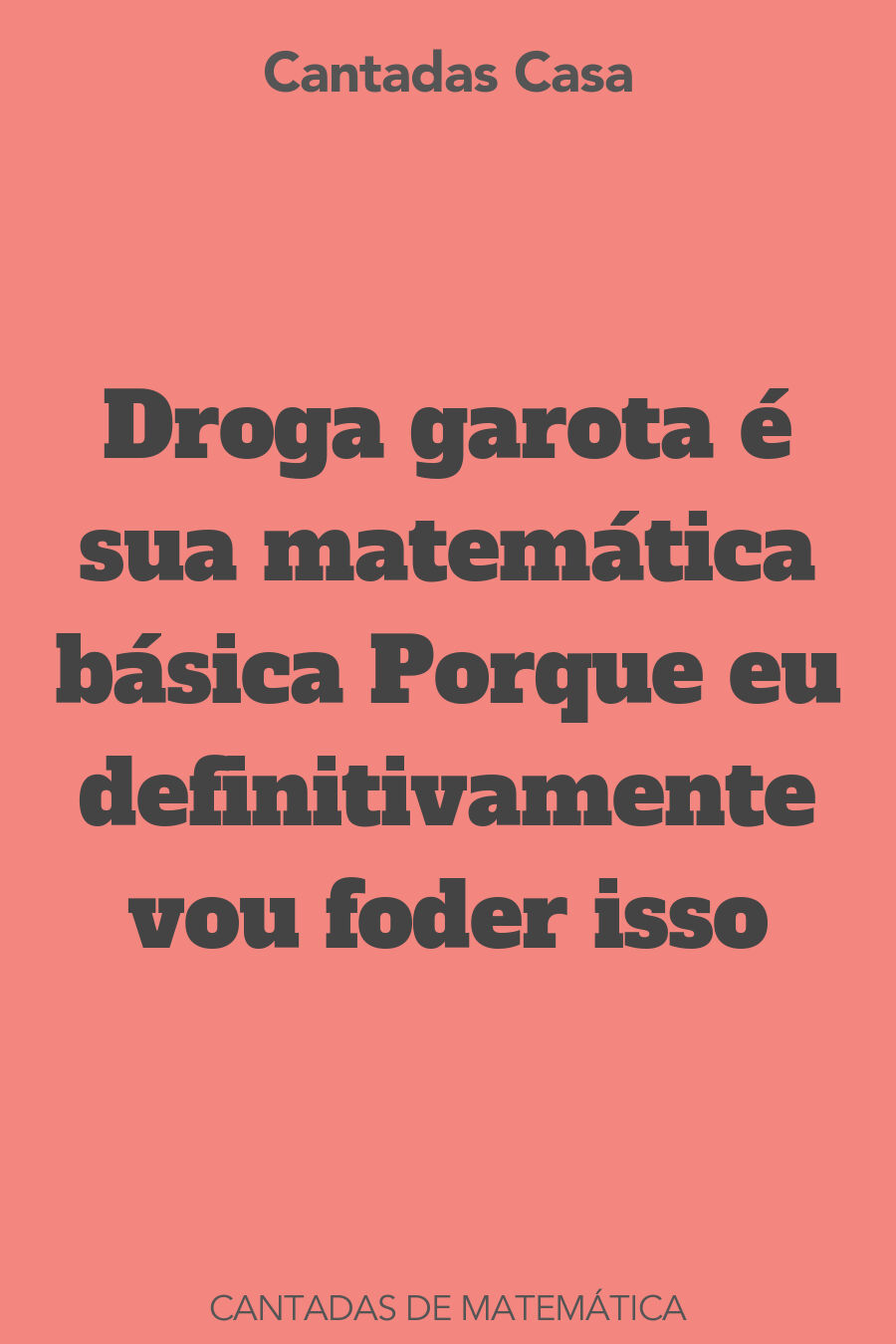 matemática cantadas