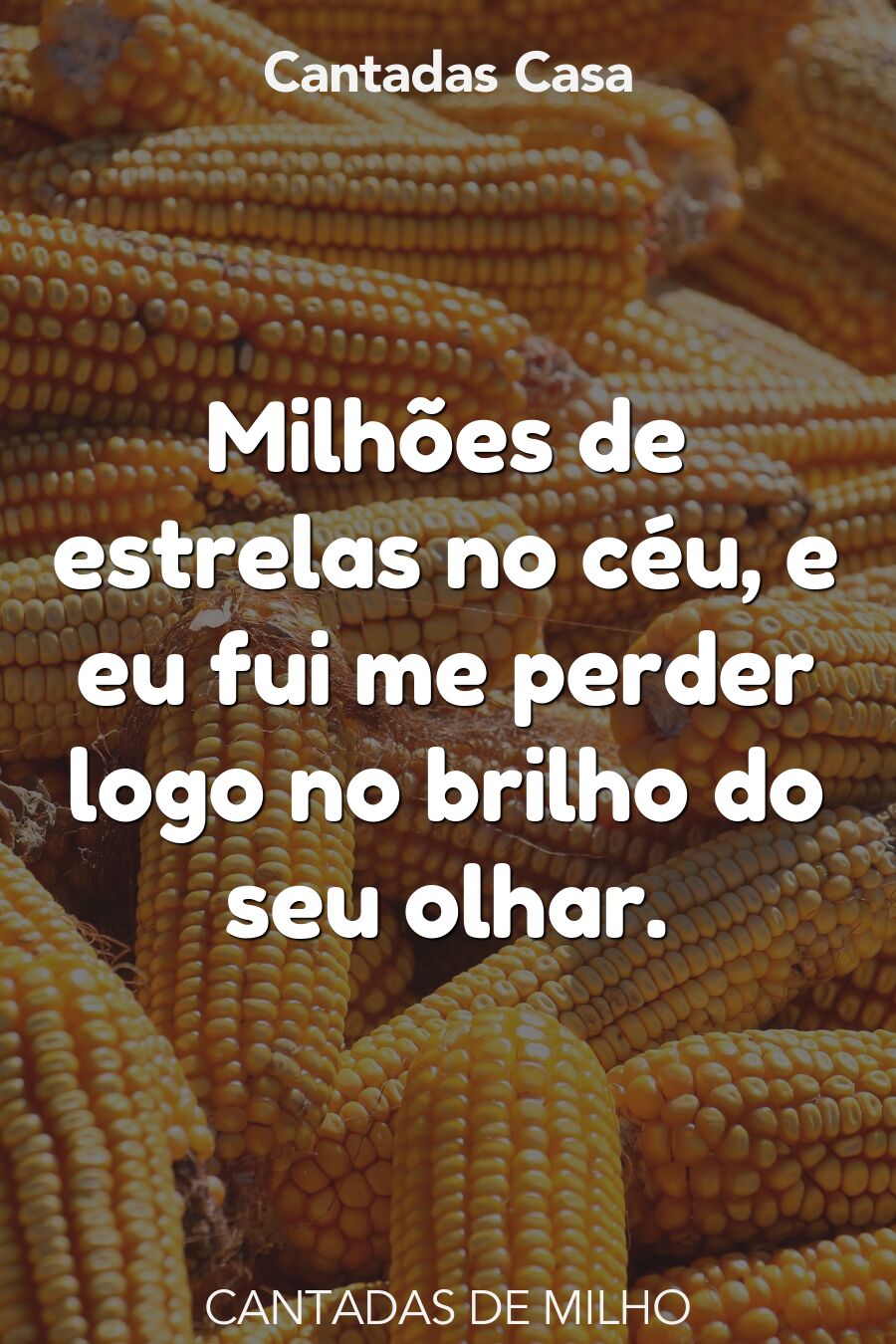 milho cantadas