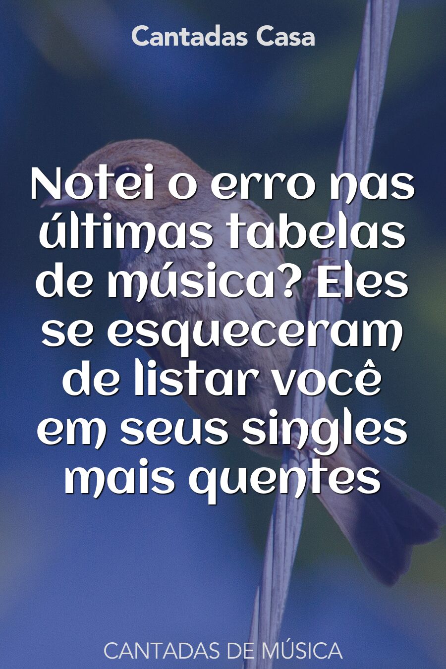 música cantadas