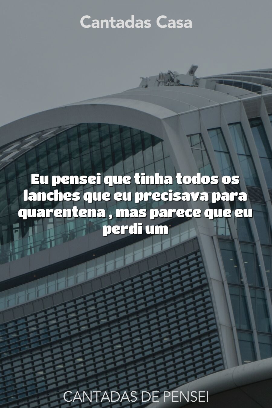 pensei cantadas