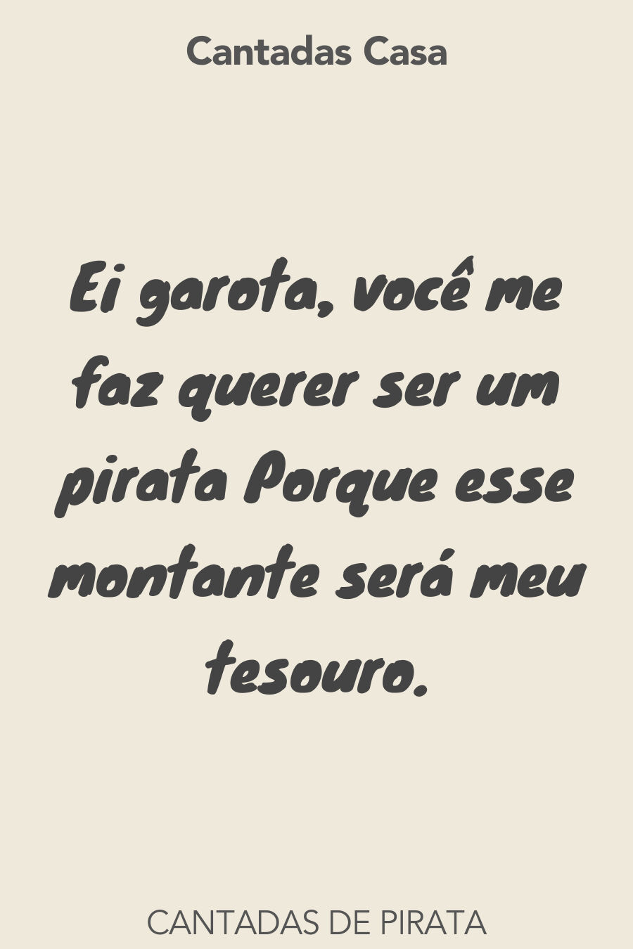 pirata cantadas