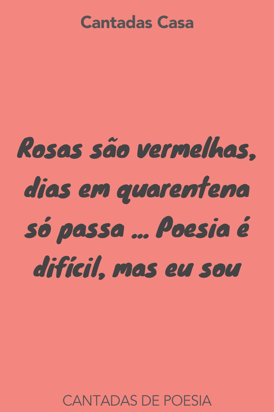 poesia cantadas