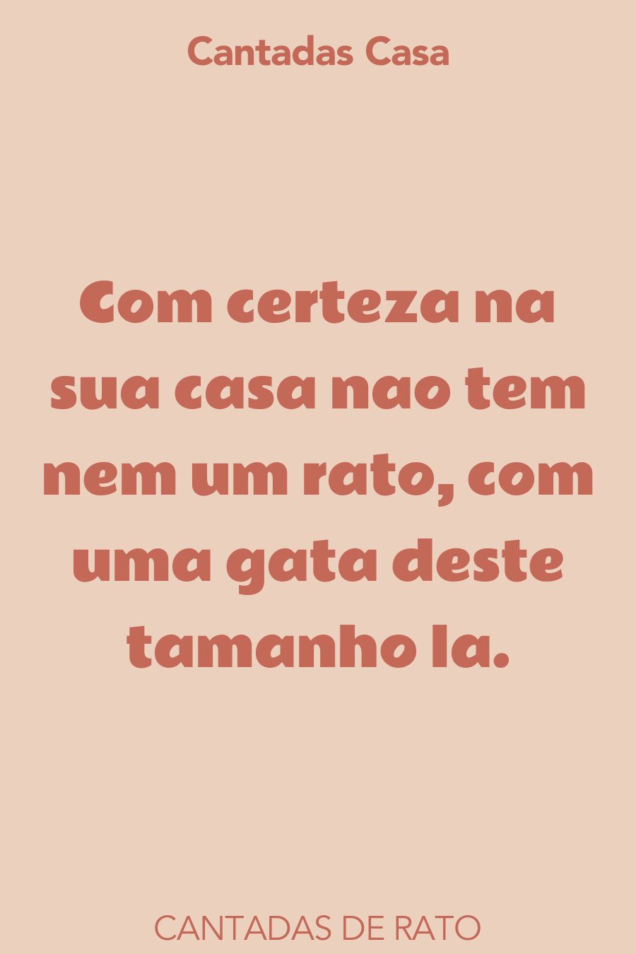 rato cantadas