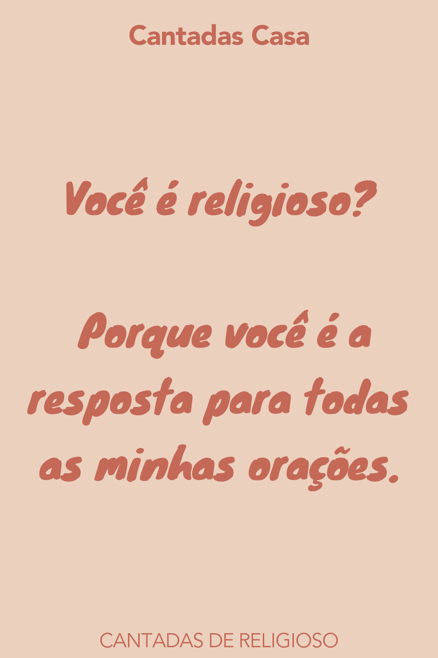 religioso cantadas